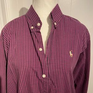 Ralph Lauren Men's Purple Plaid Shirt
